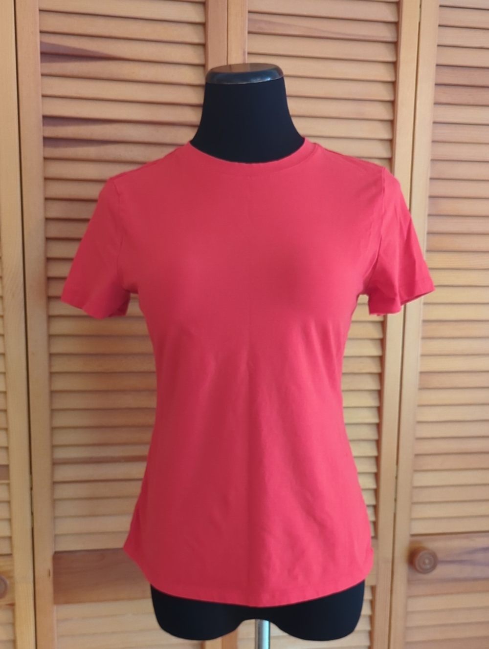 A New Day Red Cotton T-shirt Size Small Short Sleeve Shirt Red Tee Target Brand
